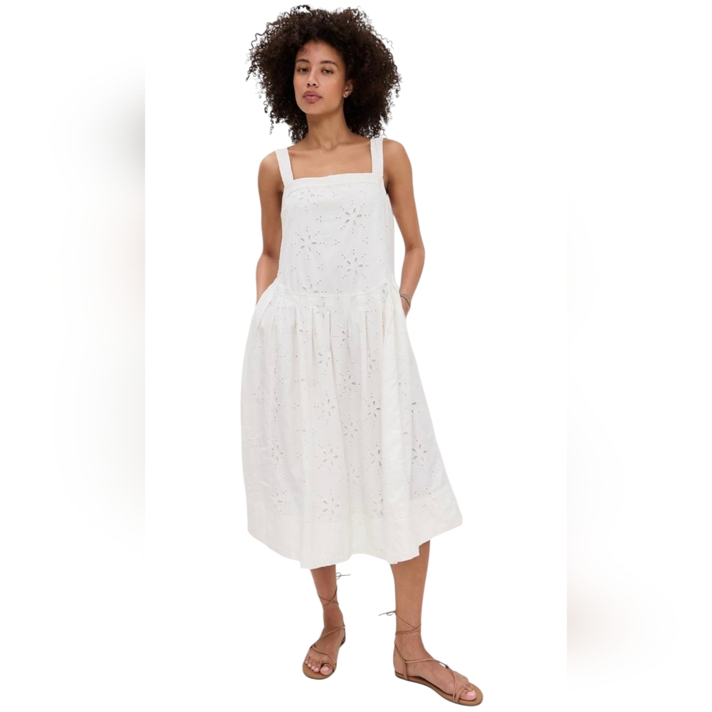 Free People Womens Dress Primavera Fairy Milkmaid Cottagecore Ethereal Large‎ - Picture 10 of 16